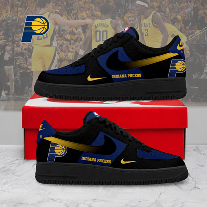 FINAL SALE - NEW CUSTOMIZED NBA06 IPA INDIANA PACERS AF1 SNEAKERS