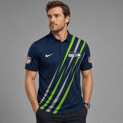 EXCLUSIVE EDITION - NEW CUSTOMIZED NFL06 SSH SEATTLE SEAHAWKS T-SHIRT, POLO SHIRT, ZIP POLO SHIRT, SWEATSHIRT, HOODIE & ZIP HOODIE