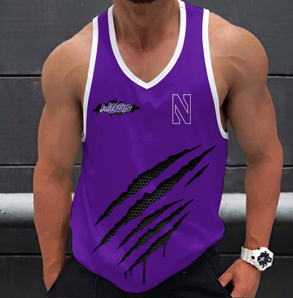 SPECIAL EDITION - NEW CUSTOMIZED NCAA CFH06 NOW NORTHWESTERN WILDCATS UNISEX TANK TOP