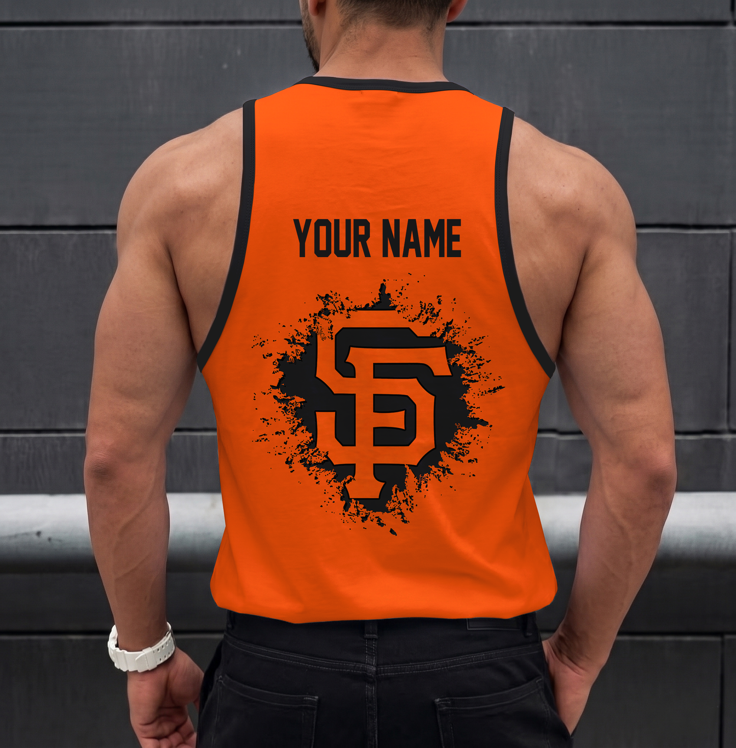 FINAL SALE - NEW CUSTOMIZED MLB06 SAN FRANCISCO GIANTS UNISEX TANK TOP