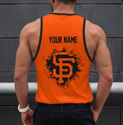 FINAL SALE - NEW CUSTOMIZED MLB06 SAN FRANCISCO GIANTS UNISEX TANK TOP