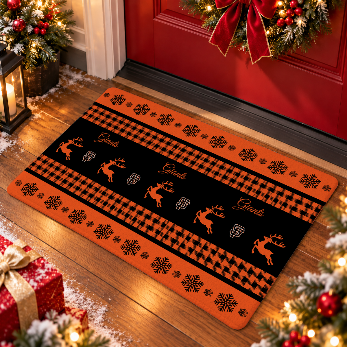 VIRAL EDITION - NEW CUSTOMIZED MLB06 SFG SAN FRANCISCO GIANTS WATER-ABSORBENT FLOOR MAT