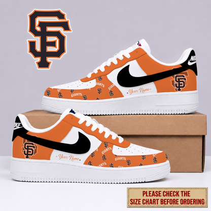 VIRAL EDITION - NEW CUSTOMIZED MLB06 SFG SAN FRANCISCO GIANTS AF1 SHOES