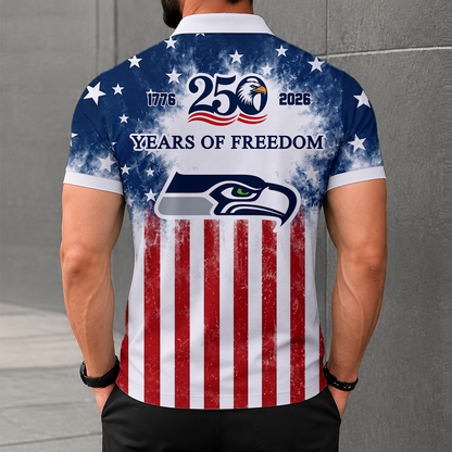 MEGA SALE - NEW CUSTOMIZED NFL06 SSH SEATTLE SEAHAWKS POLO SHIRT, ZIP POLO SHIRT & T-SHIRTS