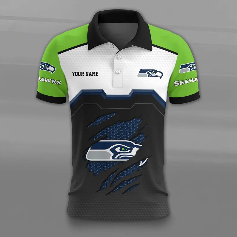 VIRAL EDITION - NEW CUSTOMIZED NFL06 SSH SEATTLE SEAHAWKS T-SHIRT, POLO SHIRT, ZIP POLO SHIRT, SWEATSHIRT, HOODIE & ZIP HOODIE