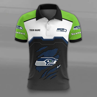 VIRAL EDITION - NEW CUSTOMIZED NFL06 SSH SEATTLE SEAHAWKS T-SHIRT, POLO SHIRT, ZIP POLO SHIRT, SWEATSHIRT, HOODIE & ZIP HOODIE