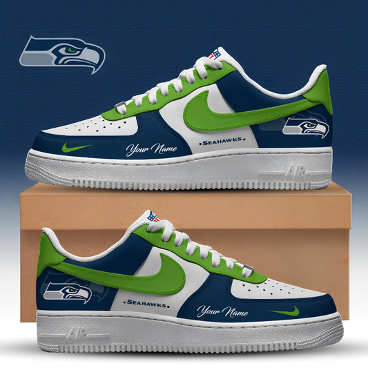 [SPECIAL OFFER] NEW CUSTOMIZED NFL06 SSH SEATTLE SEAHAWKS AF1 SNEAKERS