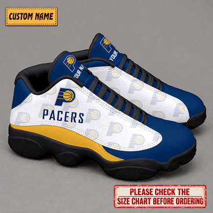 SPECIAL EDITION - NEW CUSTOMIZED NBA06 IPA INDIANA PACERS AIR JORDAN 13 LOW TOP SNEAKER