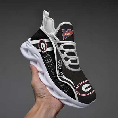 HOT DEAL - NEW CUSTOMIZED NCAA FBS06 GEB GEORGIA BULLDOGS CLUNKY SNEAKERS