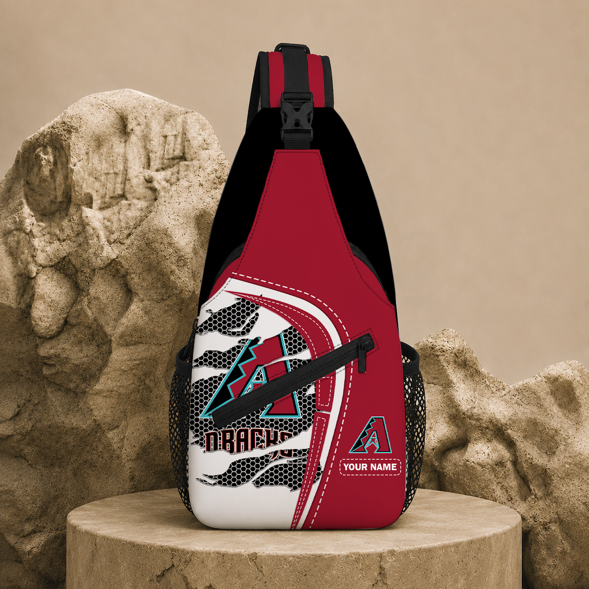 EXCLUSIVE EDITION - NEW CUSTOMIZED MLB07 ADS ARIZONA DIAMONDBACKS SLING BAG