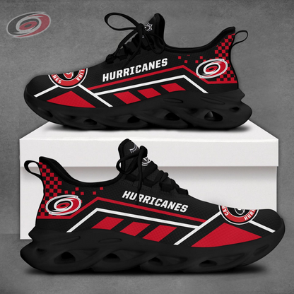 LIMITED EDITION - NEW CUSTOMIZED NHL07 CLH CAROLINA HURRICANES CLUNKY SNEAKERS