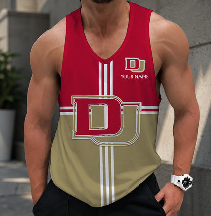 EXCLUSIVE EDITION - NEW CUSTOMIZED NCAA MFF07 DEP DENVER PIONEERS UNISEX TANK TOP