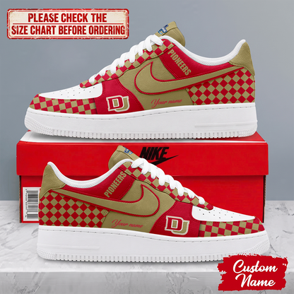 SPECIAL EDITION - NEW CUSTOMIZED NCAA MFF07 DEP DENVER PIONEERS AF1 SHOES