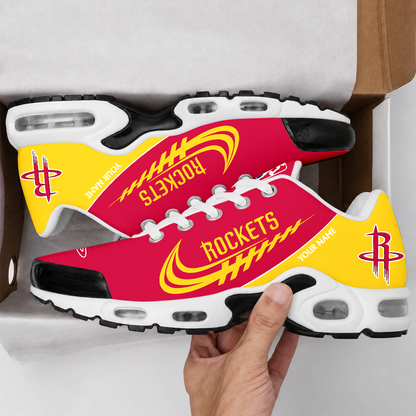 LIMITED EDITION - NEW CUSTOMIZED NBA07 HRO HOUSTON ROCKETS AIR MAX PLUS SNEAKERS