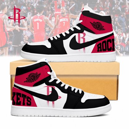 FINAL SALE - NEW CUSTOMIZED NBA07 HRO HOUSTON ROCKETS AIR JORDAN SNEAKERS