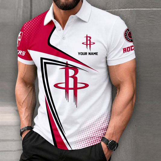 FINAL SALE - NEW CUSTOMIZED NBA07 HRO HOUSTON ROCKETS T-SHIRT, POLO SHIRT, ZIP POLO SHIRT, SWEATSHIRT, HOODIE & ZIP HOODIE