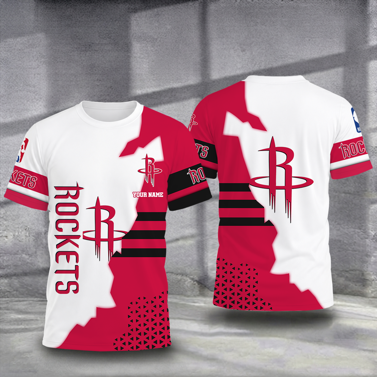 FINAL SALE - NEW CUSTOMIZED NBA07 HRO HOUSTON ROCKETS T-SHIRT, POLO SHIRT, ZIP POLO SHIRT, SWEATSHIRT, HOODIE & ZIP HOODIE