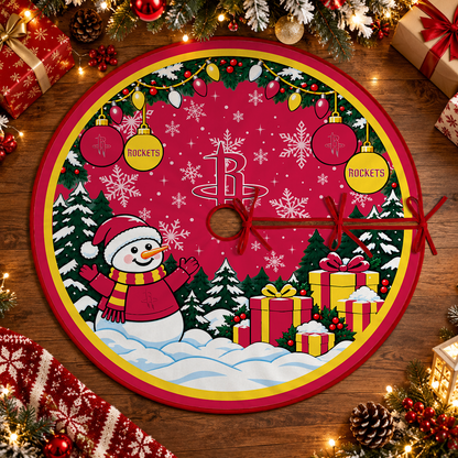 [FAN FAVORITE] NEW CUSTOMIZED NBA07 HRO HOUSTON ROCKETS CHRISTMAS TREE SKIRT