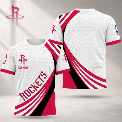FINAL SALE - NEW CUSTOMIZED NBA07 HRO HOUSTON ROCKETS T-SHIRT, POLO SHIRT, ZIP POLO SHIRT, SWEATSHIRT, HOODIE & ZIP HOODIE