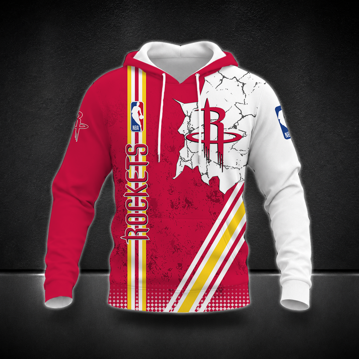 FINAL SALE - NEW CUSTOMIZED NBA07 HRO HOUSTON ROCKETS T-SHIRT, POLO SHIRT, ZIP POLO SHIRT, SWEATSHIRT, HOODIE & ZIP HOODIE