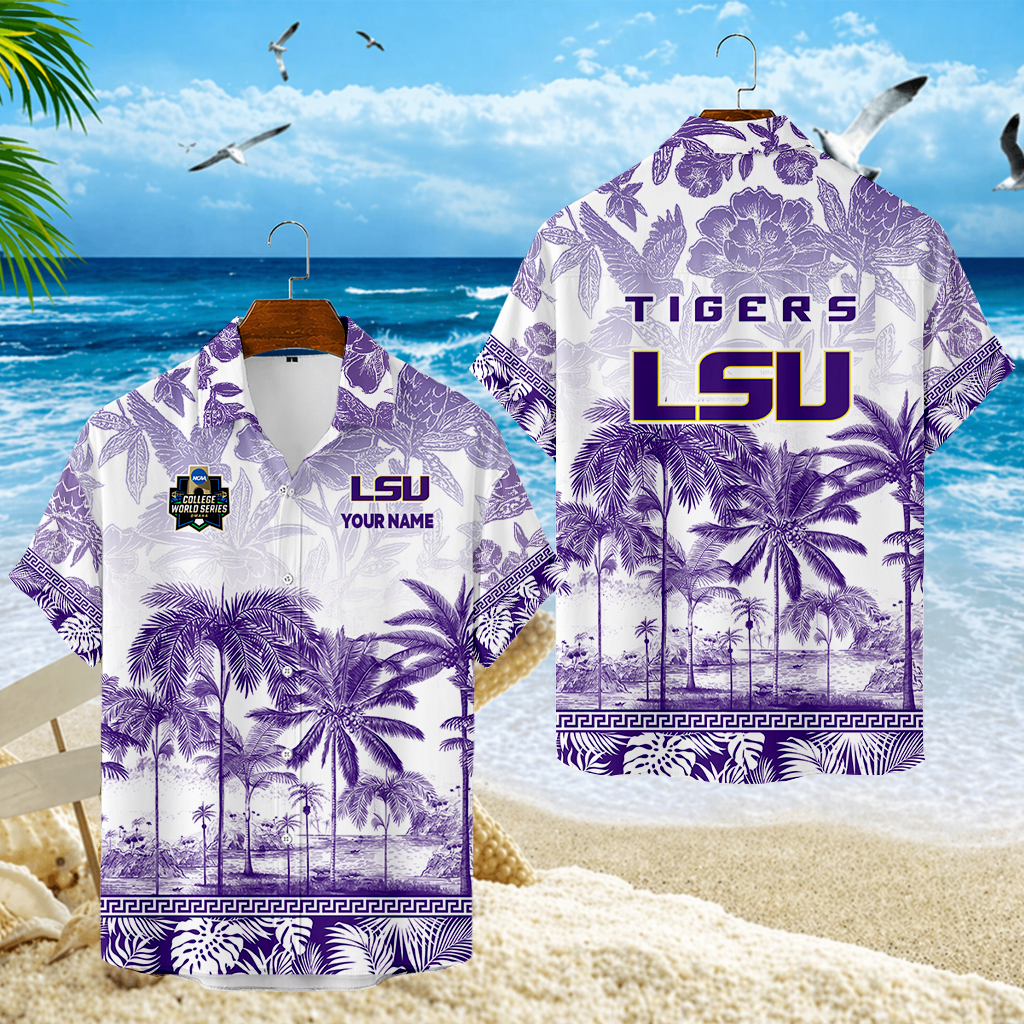 LIMITED EDITION - NEW CUSTOMIZED CWS07 LST LSU TIGERS UNISEX HAWAIIAN SHIRT