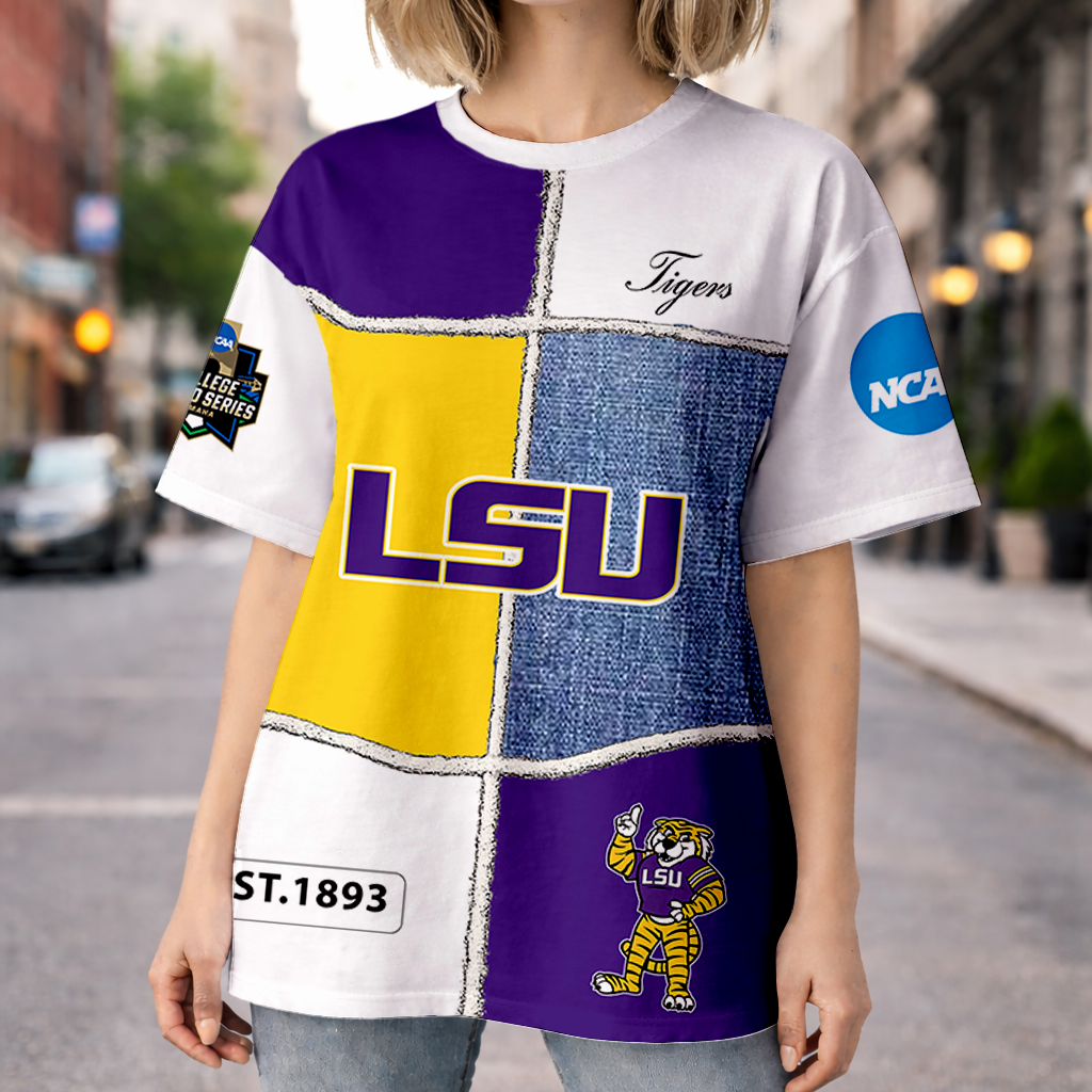 LIMITED DROP - NEW CUSTOMIZED | NCAA CWS07 LST LSU TIGERS HOODIE, T-SHIRTS, ZIP HOODIE, SWEATSHIRTS & POLO SHIRT