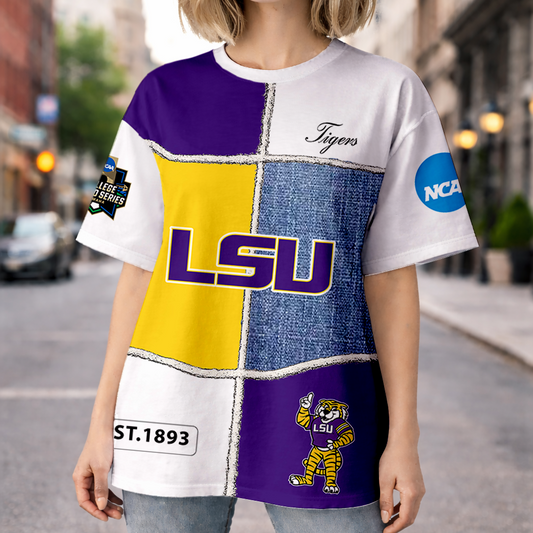 LIMITED DROP - NEW CUSTOMIZED | NCAA CWS07 LST LSU TIGERS HOODIE, T-SHIRTS, ZIP HOODIE, SWEATSHIRTS & POLO SHIRT