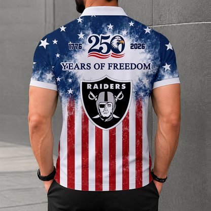 MEGA SALE - NEW CUSTOMIZED NFL07 LVR LAS VEGAS RAIDERS POLO SHIRT, ZIP POLO SHIRT & T-SHIRTS