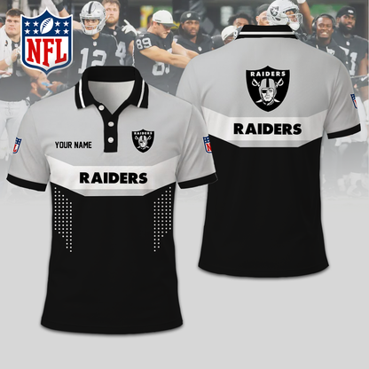LIMITED EDITION - NEW CUSTOMIZED NFL07 LVR LAS VEGAS RAIDERS T-SHIRT, POLO SHIRT, ZIP POLO SHIRT, SWEATSHIRT, HOODIE & ZIP HOODIE