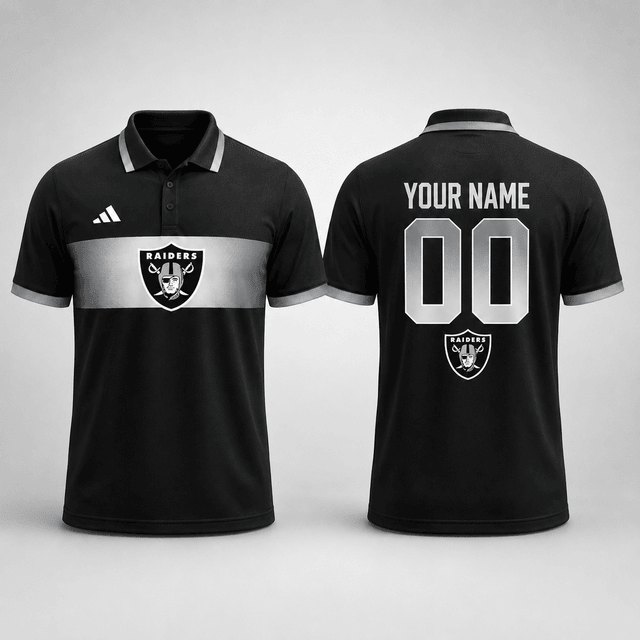 SPECIAL EDITION - NEW CUSTOMIZED NFL07 LVR LAS VEGAS RAIDERS T-SHIRT, POLO SHIRT, ZIP POLO SHIRT, SWEATSHIRT, HOODIE & ZIP HOODIE