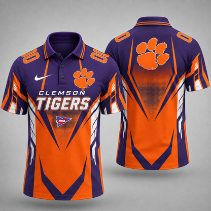 VIRAL EDITION - NEW CUSTOMIZED NCAA FBS07 CST CLEMSON TIGERS POLO SHIRT, ZIP POLO SHIRT, HOODIE, ZIP HOODIE, T-SHIRT & SWEATSHIRT