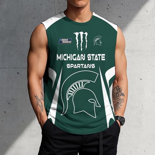 ACTIVE OFFER - NEW CUSTOMIZED | NCAA MAM07 MSS MS SPARTANS MEN'S GYM SHIRT