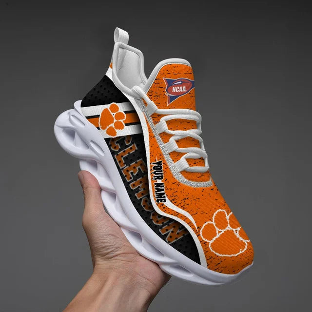 HOT DEAL - NEW CUSTOMIZED NCAA FBS07 CST CLEMSON TIGERS CLUNKY SNEAKERS
