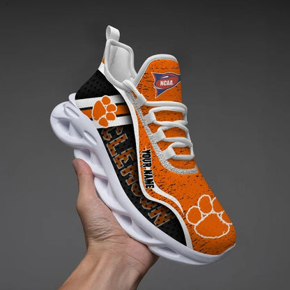 HOT DEAL - NEW CUSTOMIZED NCAA FBS07 CST CLEMSON TIGERS CLUNKY SNEAKERS