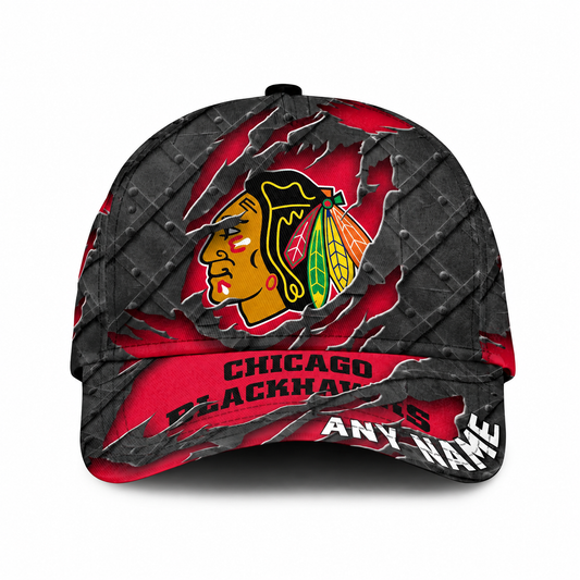 LIMITED EDITION - NEW CUSTOMIZED NHL08 CBH CHICAGO BLACKHAWKS CLASSIC CAP