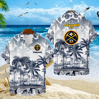 FINAL SALE - NEW CUSTOMIZED NBA08 DNU DENVER NUGGETS UNISEX HAWAIIAN SHIRT