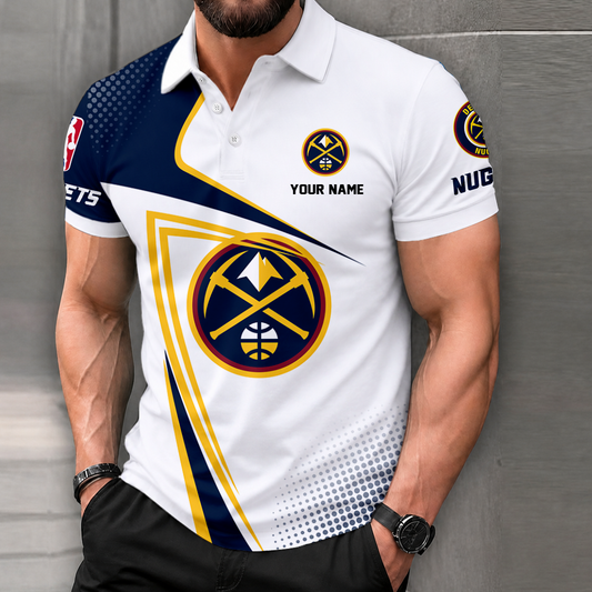 FINAL SALE - NEW CUSTOMIZED NBA08 DNU DENVER NUGGETS T-SHIRT, POLO SHIRT, ZIP POLO SHIRT, SWEATSHIRT, HOODIE & ZIP HOODIE
