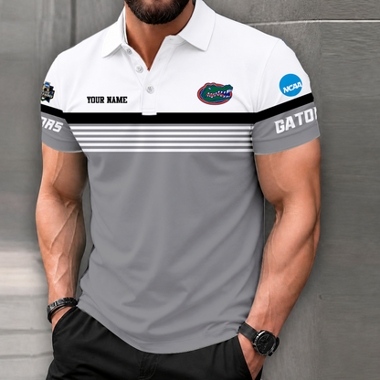 LIMITED EDITION - NEW CUSTOMIZED NCAA CWS08 FLG FLORIDA GATORS POLO SHIRT