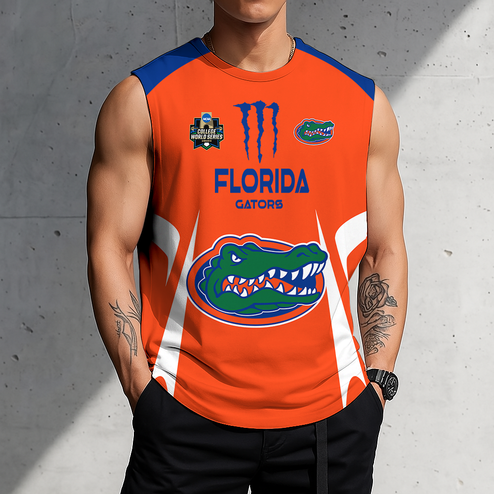 ACTIVE OFFER - NEW CUSTOMIZED | NCAA CWS08 FLG FL GATORS MEN'S GYM SHIRT