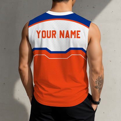LIMITED EDITION - NEW CUSTOMIZED NCAA CWS08 FLG FLORIDA GATORS MEN'S GYM SHIRT