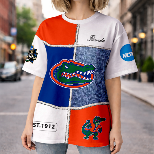 LIMITED DROP - NEW CUSTOMIZED | NCAA CWS08 FLG FL GATORS HOODIE, T-SHIRTS, ZIP HOODIE, SWEATSHIRTS & POLO SHIRT