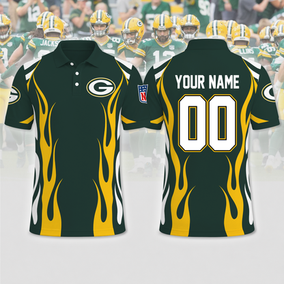 EXCLUSIVE EDITION - NEW CUSTOMIZED | NFL08 GBP GREEN BAY PACKERS T-SHIRT, POLO SHIRT, ZIP POLO SHIRT, SWEATSHIRT, HOODIE & ZIP HOODIE