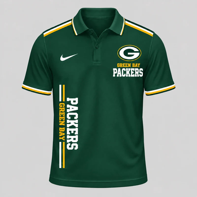 VIRAL EDITION - NEW CUSTOMIZED NFL08 GBP GREEN BAY PACKERS T-SHIRT, POLO SHIRT, ZIP POLO SHIRT, SWEATSHIRT, HOODIE & ZIP HOODIE