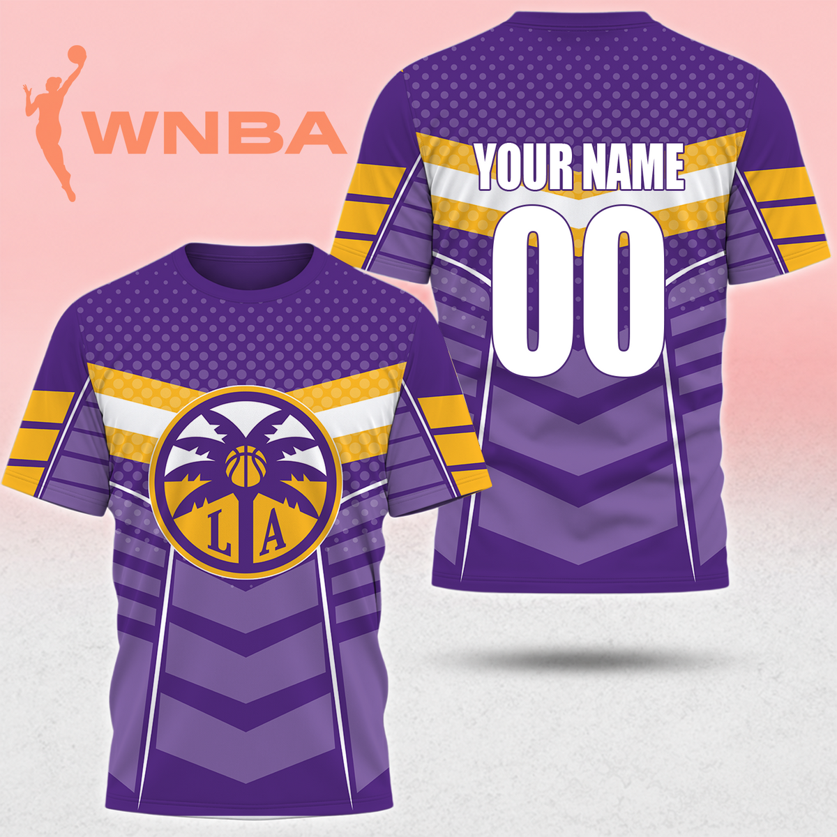SPECIAL EDITION - NEW CUSTOMIZED WNBA08 LAS LOS ANGELES SPARKS T-SHIRT, POLO SHIRT, ZIP POLO SHIRT, SWEATSHIRT, HOODIE & ZIP HOODIE