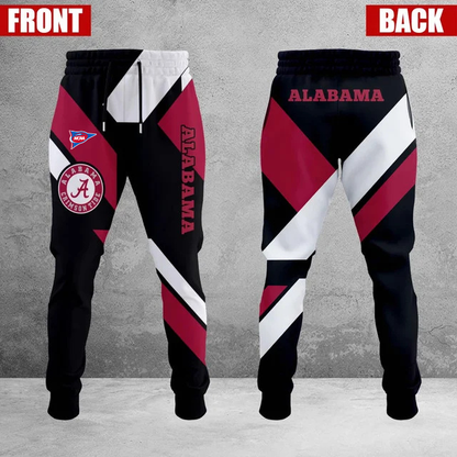 SPECIAL EDITION - NEW CUSTOMIZED NCAA FBS08 ABC ALABAMA CRIMSON TIDE SWEATPANTS