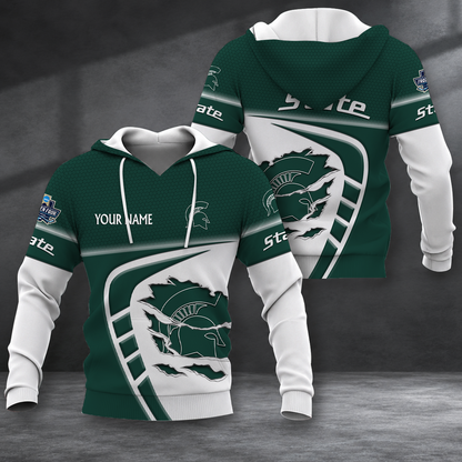 ELITE EDITION - NEW CUSTOMIZED NCAA MFF08 MSS MICHIGAN STATE SPARTANS HOODIE, ZIP HOODIE, T-SHIRT, POLO SHIRT, ZIP POLO SHIRT & SWEATSHIRT