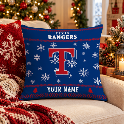 FINAL SALE - NEW PERSONALIZED MLB08 TRS TEXAS RANGERS PILLOW CASE