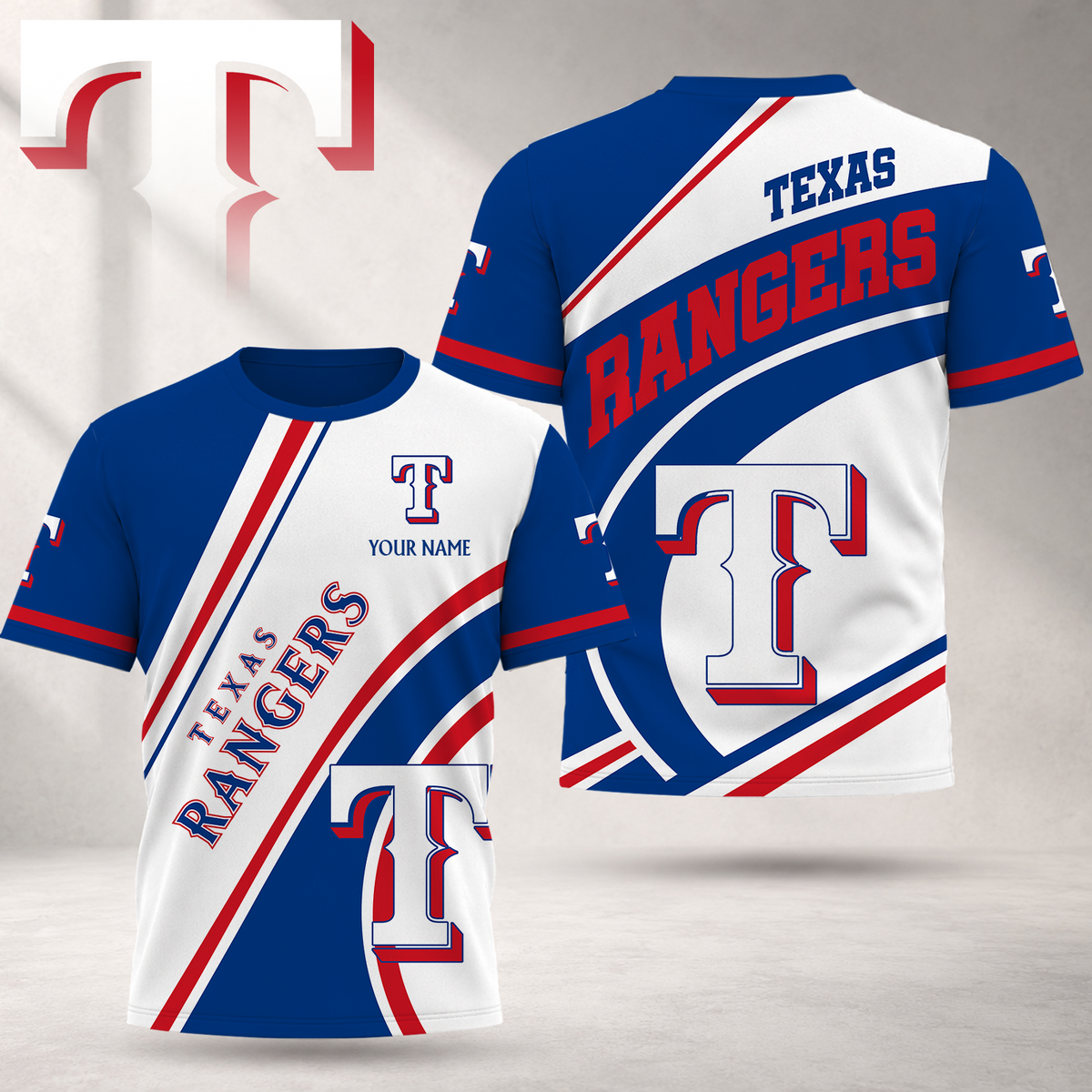 EXCLUSIVE EDITION - NEW CUSTOMIZED MLB08 TRS TEXAS RANGERS T-SHIRT, POLO SHIRT, ZIP POLO SHIRT, SWEATSHIRT, HOODIE & ZIP HOODIE