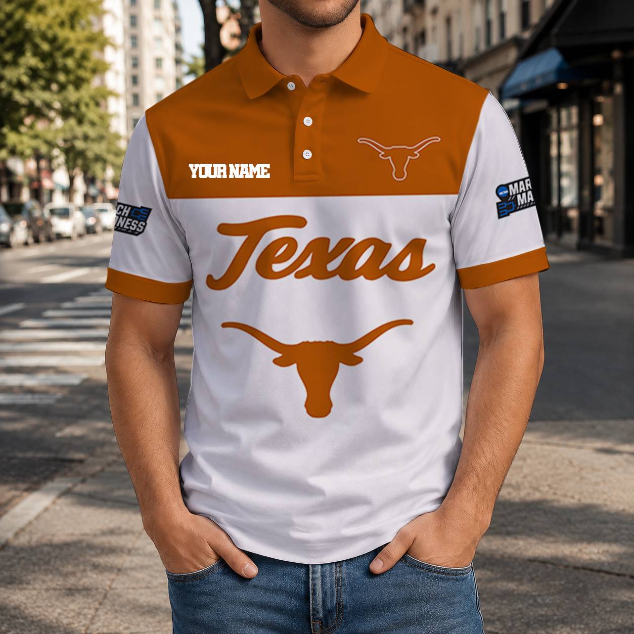 HOT DEAL - NEW CUSTOMIZED NCAA MAM08 TXL TEXAS LONGHORNS T-SHIRT, POLO SHIRT, ZIP POLO SHIRT, SWEATSHIRT, HOODIE & ZIP HOODIE