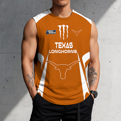 ACTIVE OFFER - NEW CUSTOMIZED | NCAA MAM08 TXL TX LONGHORNS MEN'S GYM SHIRT